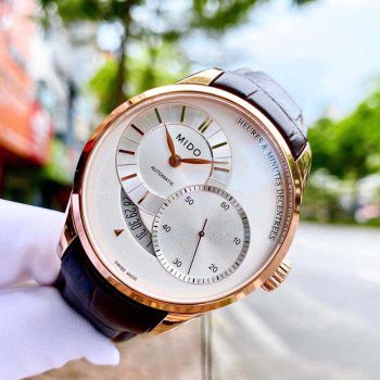 Đồng Hồ Nam Mido Belluna II M024.444.36.031.00 (M0244443603100) Màu Nâu Trắng