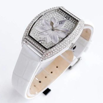 Đồng Hồ Nữ Christian Van Sant Lotus Quartz White Dial Ladies Watch CV4851 Màu Trắng Bạc