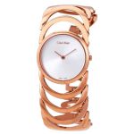 Đồng Hồ Nữ Calvin Klein CK Body Silver Dial Ladies Watch K4G23626 Màu Vàng Hồng