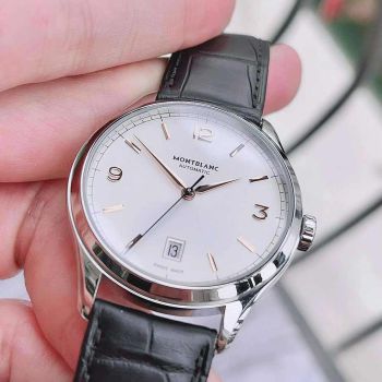 Đồng Hồ Nam Montblanc Heritage 112520 Chronométrie Watch 40mm Màu Đen Bạc