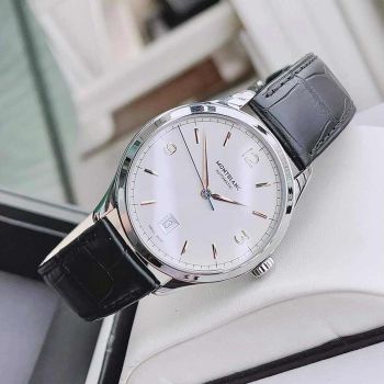 Đồng Hồ Nam Montblanc Heritage 112520 Chronométrie Watch 40mm Màu Đen Bạc