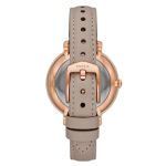 Đồng Hồ Nữ Fossil Jacqueline Solar Dây Da ES5091 Màu Xám