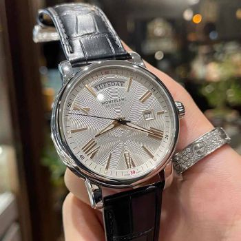 Đồng Hồ Nam Montblanc 114853 Màu Đen Bạc