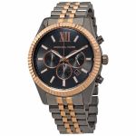 Đồng Hồ Nam Michael Kors  MK Lexington Grey Dial Mens Chronograph MK8561 Màu Đen Xám