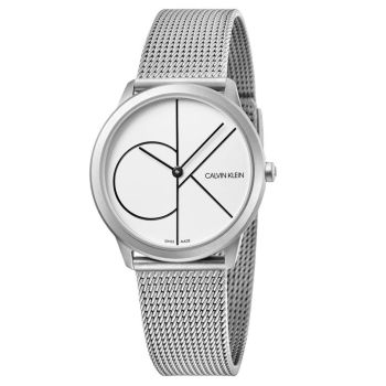 Đồng Hồ Nữ Calvin Klein CK Minimal Quartz White Dial Ladies Watch K3M5215X Màu Bạc