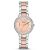 Đồng Hồ Nữ Fossil Virginia Dây Thép Không Gỉ ES3405 Màu Bạc Phối Vàng Hồng