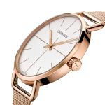 Đồng Hồ Nữ Calvin Klein CK Even Quartz White Dial Ladies Watch K7B23626 Màu Vàng Hồng