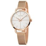 Đồng Hồ Nữ Calvin Klein CK Even Quartz White Dial Ladies Watch K7B23626 Màu Vàng Hồng