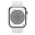 Đồng Hồ Thông Minh Apple Watch S8 LTE 45mm Viền Thép Màu Trắng