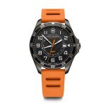 Đồng Hồ Nam Victorinox FieldForce Sport GMT Quartz Black Dial 241897 Màu Đen Cam