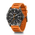 Đồng Hồ Nam Victorinox FieldForce Sport GMT Quartz Black Dial 241897 Màu Đen Cam