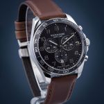 Đồng Hồ Nam Victorinox FieldForce Classic Chronograph Quartz Black Dial 241928 Màu Nâu Đen