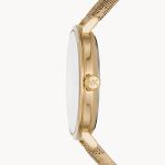 Đồng Hồ Nữ Michael Kors Addyson Three-Hand Metallic Gold PVC Watch MK2952 Màu Vàng