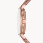Đồng Hồ Nữ Michael Kors Addyson Three-Hand Metallic Rose Gold PVC Watch MK2953 Màu Vàng Hồng