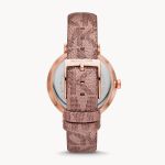 Đồng Hồ Nữ Michael Kors Addyson Three-Hand Metallic Rose Gold PVC Watch MK2953 Màu Vàng Hồng