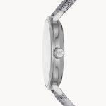 Đồng Hồ Nữ Michael Kors Addyson Three-Hand Metallic Silver PVC Watch MK2951 Màu Xám Trắng