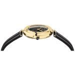 Đồng Hồ Nữ Versace Virtus Infinity Leather Watch 34mm VEZ400121 Màu Vàng Đen