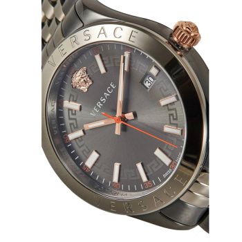 Đồng Hồ Nam Versace Hellenyium Watch For Men 42mm Màu Đen