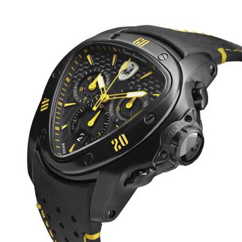 Đồng Hồ Nam Tonino Lamborghini Spyder Chrono Watch 44.3mm T9SE Màu Đen