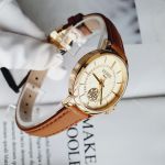 Đồng Hồ Nữ Ferre Milano FM1L150L0021 Leather Ladies Watch Màu Nâu