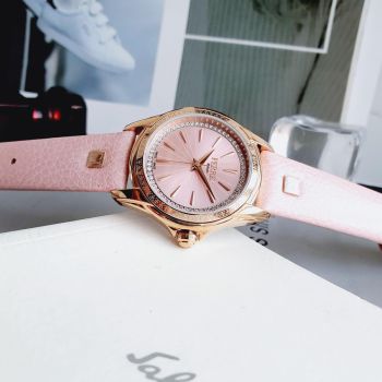 Đồng Hồ Nữ Ferre Milano FM1L119L0031 Leather Ladies Watch Màu Hồng