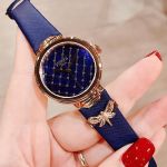 Đồng Hồ Nữ Ferre Milano FM1L124L0041 Blue Leather Ladies Watch Màu Xanh Navy