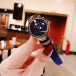 Đồng Hồ Nữ Ferre Milano FM1L124L0041 Blue Leather Ladies Watch Màu Xanh Navy