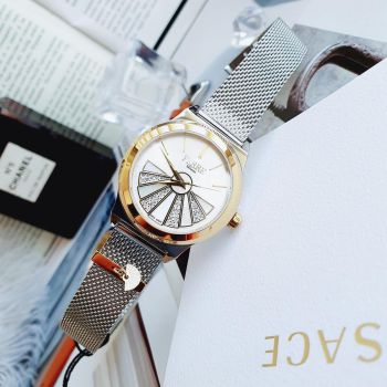 Đồng Hồ Nữ Ferre Milano Stainless Steel Ladies Watch Màu Bạc