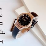 Đồng Hồ Nữ Ferre Milano FM1L149L0031 Black Leather Ladies Watch Màu Đen