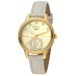 Đồng Hồ Nữ Ferre Milano FM1L167L0021 Lady Leather Ladies Watch Màu Be