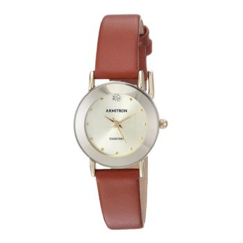 Đồng Hồ Nữ Armitron 75/2447CHGPBN Màu Nâu Vàng