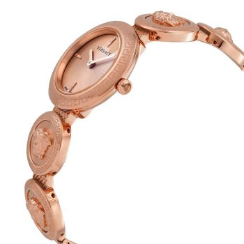 Đồng Hồ Nữ Versace Medusa Stud Icon Quartz Ladies Watch VERF00918 Màu Vàng Hồng