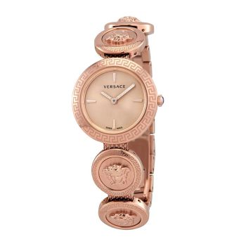Đồng Hồ Nữ Versace Medusa Stud Icon Quartz Ladies Watch VERF00918 Màu Vàng Hồng