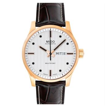Đồng Hồ Nam Mido Multifort Automatic Silver Dial Mens M005.430.36.031.80 Màu Nâu
