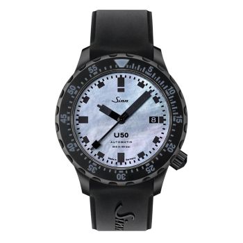 Đồng Hồ Nam Sinn Uhren U50 S Mother-of-pearl S Art-Nr. 1050.0201 Màu Đen