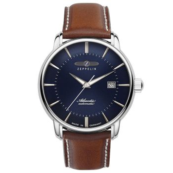 Đồng Hồ Nam Zeppelin Atlantic 84523 Màu Bạc Nâu