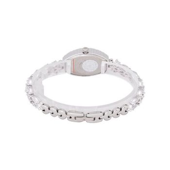 Đồng Hồ Nữ Royal Crown 63813-J Dây Đá Vỏ Trắng