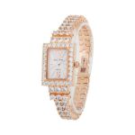 Đồng Hồ Nữ Royal Crown 3584-J-RG Dây Đá Vỏ Vàng Hồng