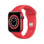 Đồng Hồ Thông Minh Apple Watch S6 LTE 40mm Viền Nhôm Dây Silicone Màu Đỏ