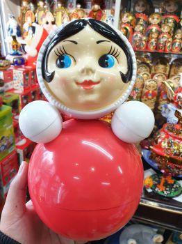 Lật đật Nga - Lật đật nhựa hình bé gái - Lật đật búp bê