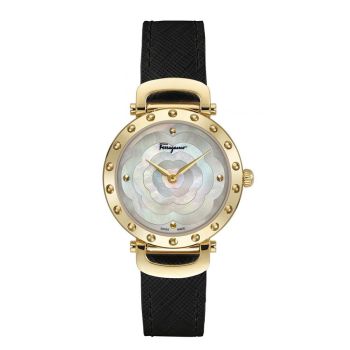 Đồng Hồ Nữ Salvatore Ferragamo Style Watch SFDM00218 34mm Màu Đen