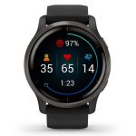 Đồng Hồ Thông Minh Garmin Venu 2 Dây Silicone Màu Đen