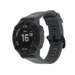Đồng Hồ Thông Minh Garmin Fenix 6 Pro Solar Dây Silicone Màu Xám