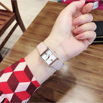 Đồng Hồ Nữ Michael Kors Lake Crocodile Watch 24mmx30mm 83081 MK2763 Màu Hồng