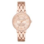 Đồng Hồ Nữ Michael Kors Courtney Pavé 36mm MK3705 Màu Vàng Hồng