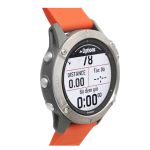 Đồng Hồ Thông Minh Garmin Fenix 6 Pro Dây Silicone Viền Titanium Màu Cam