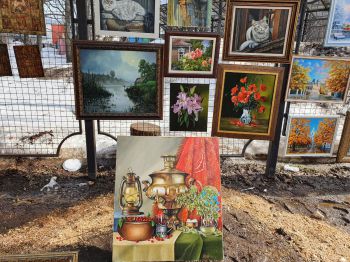 Tranh vẽ phong cảnh Nga - Tranh sơn dầu Nga 02