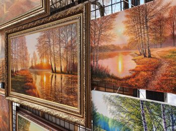 Tranh vẽ Nga - Tranh sơn dầu 04