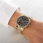 Đồng Hồ Nam Michael Kors MK8286 45mm Màu Đen Vàng