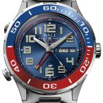 Đồng Hồ Nam Ball Roadmaster Vanguard GMT DG3036B-S2C-BE Màu Ghi